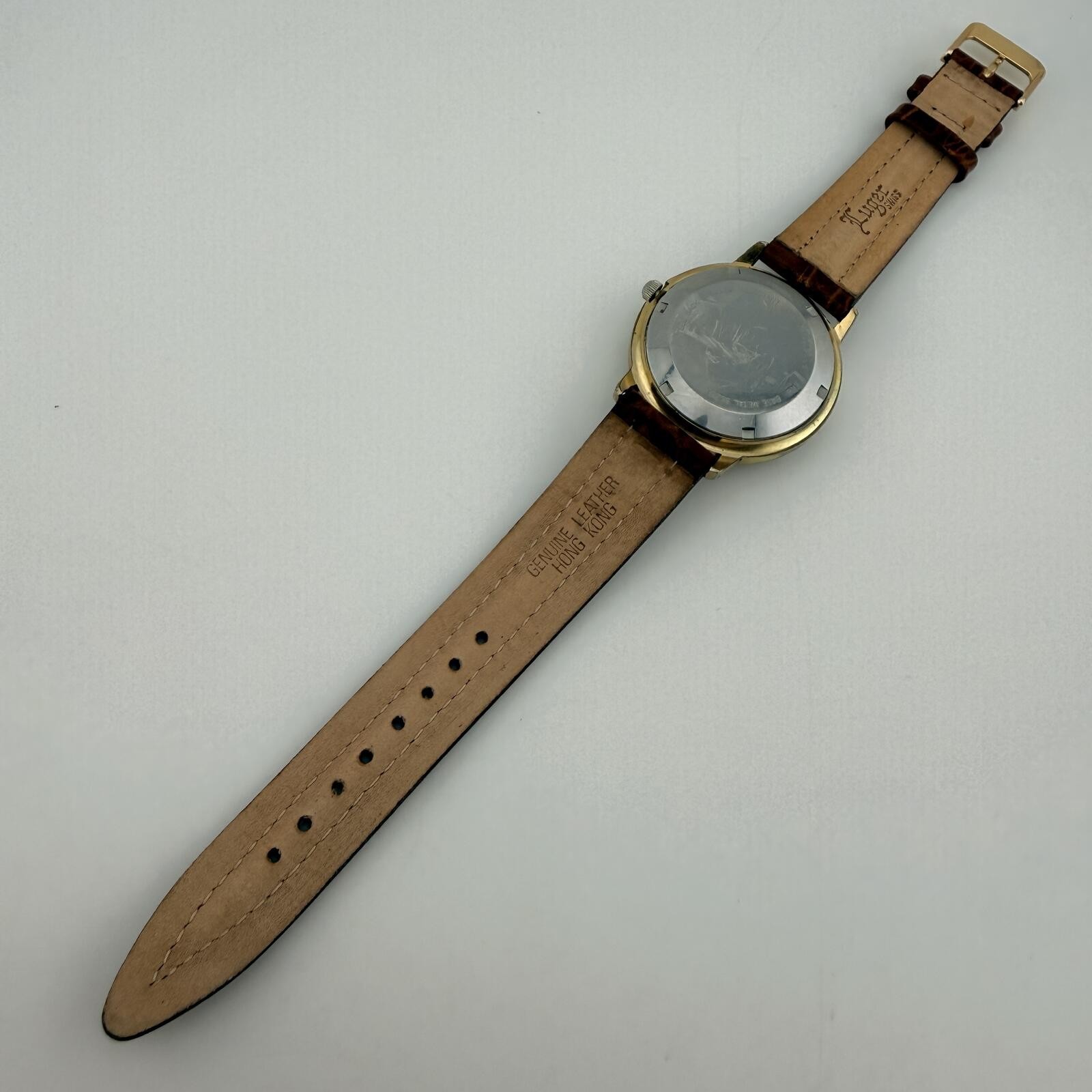 Caravelle Men’s Vintage 1978 ‘Set-O-Matic’ Dual-Day Automatic Day Date Gold Tone
