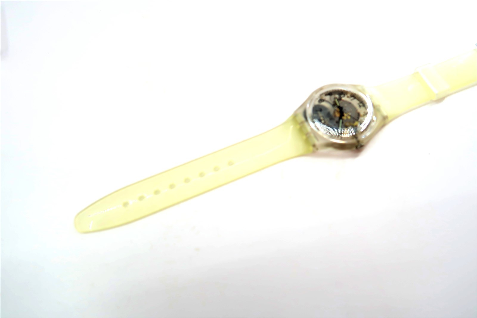 NEW Swatch Watch TRANSPARENT GK209SL Special Olympic Sports Edition Set w/ Loops