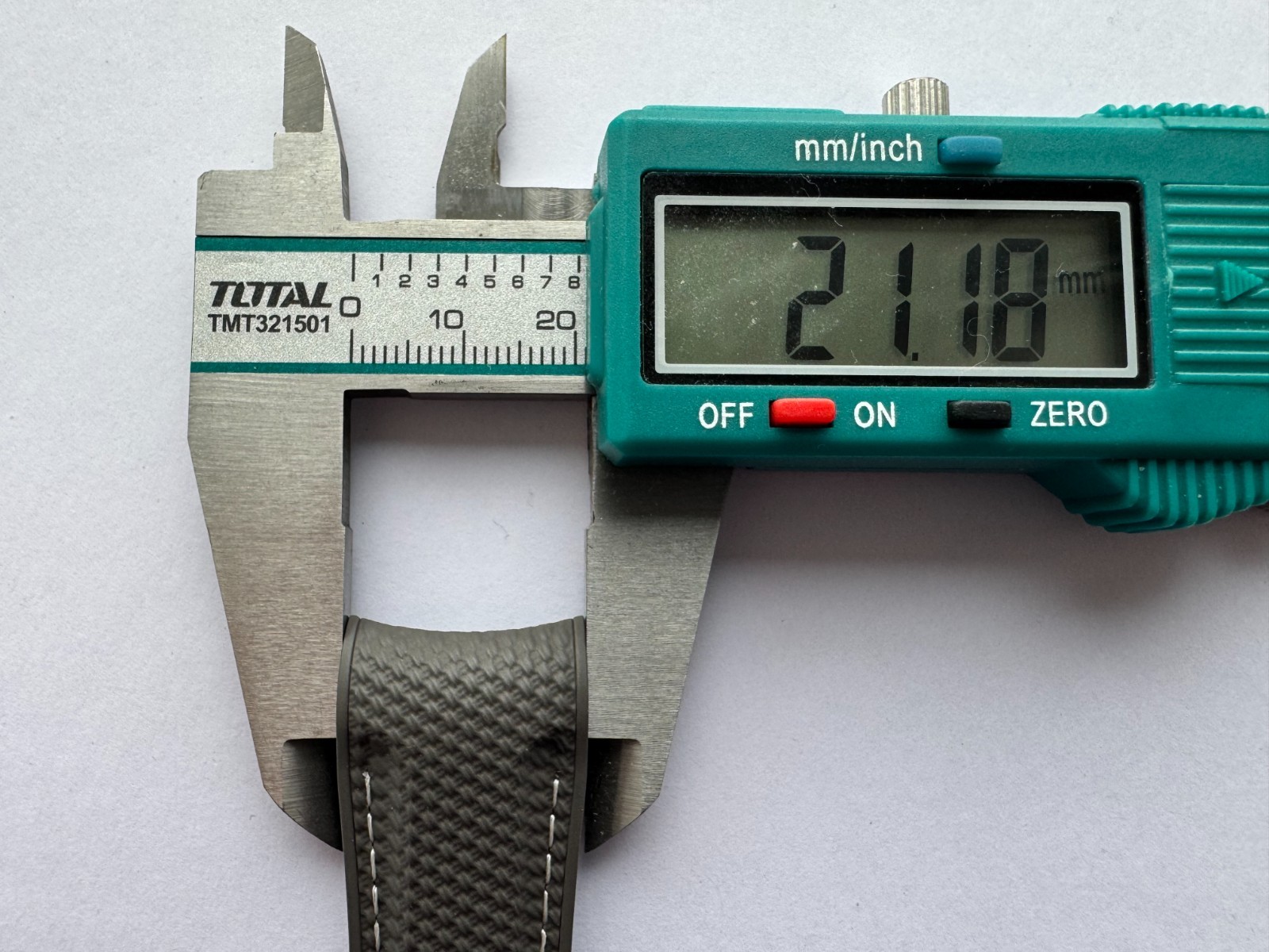 Gray Rubber Strap 21/18mm Band Fits Omega Seamaster Planet Ocean 600M Aqua Terra