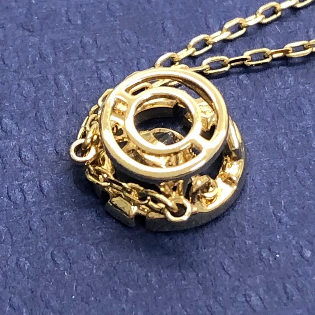 Swarovski Sparkling Dance Necklace Round Cut Crystal Pendant Gold Tone Chain