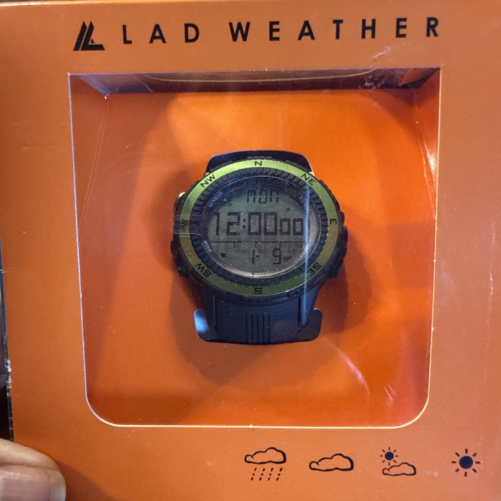 LAD WEATHER Outdoor Watch German Sensor Altimeter Barometer Forecast SEALED