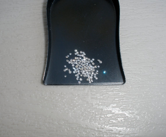 24 White Natural Diamond Loose Faceted Round Parcel 1.3mm each