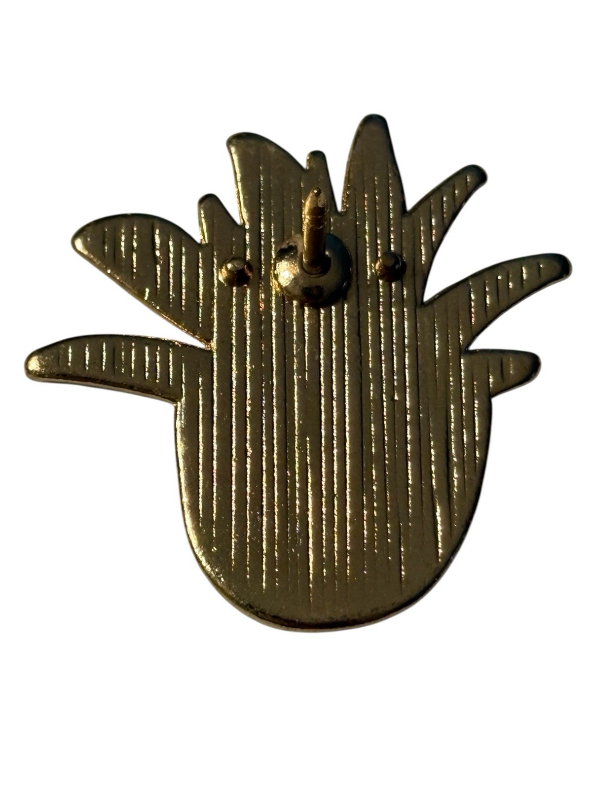 Aloe Plant Pin Pinback Brooch Gardening Nature 1” in Pot Gold Tone Horticultural