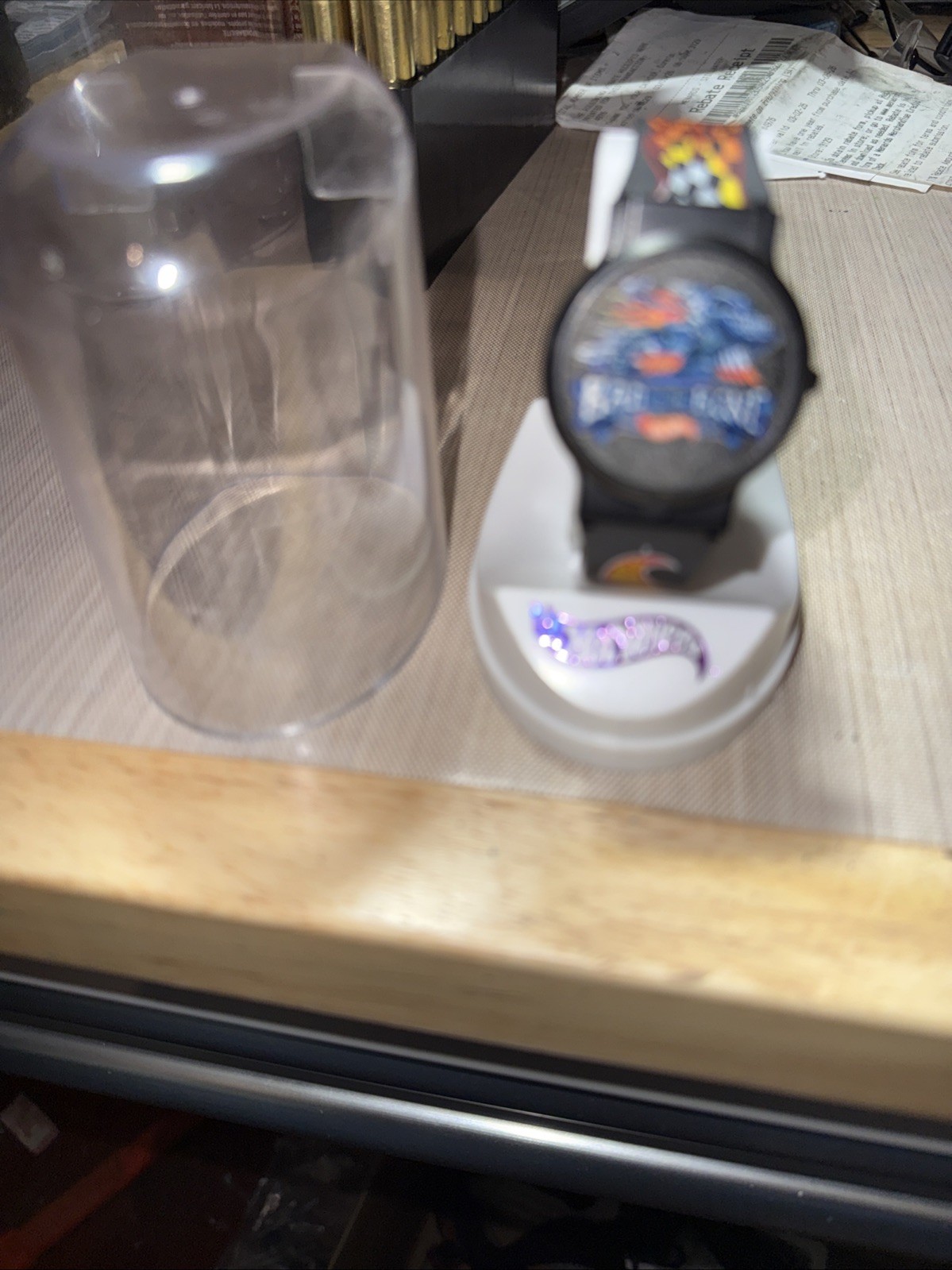Hot Wheels 1994 Bad to the Bone Flip Face Digital Watch – Battery Replaced NOS