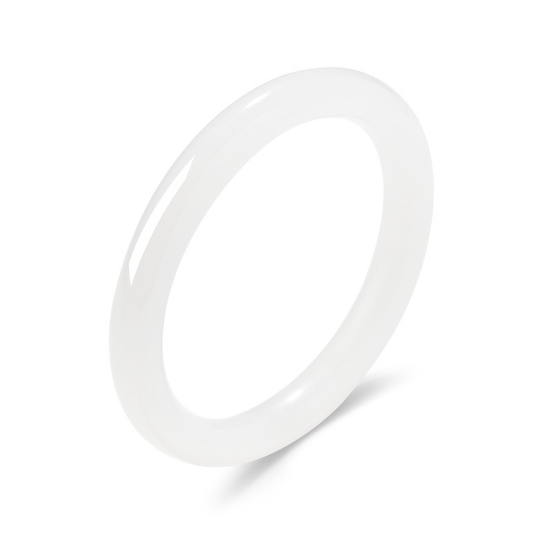 10mm Certified Natural Afghan jade white Bracelet round bar fresh and sweet