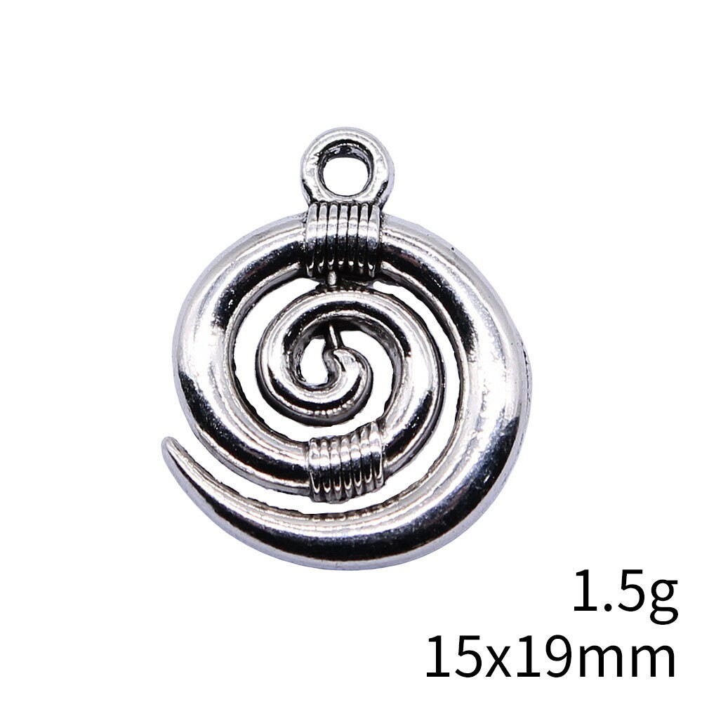 12 or 30PCS,Antique Silver Tone Charm Pendant, DIY Jewelry Charm Supply XCS11