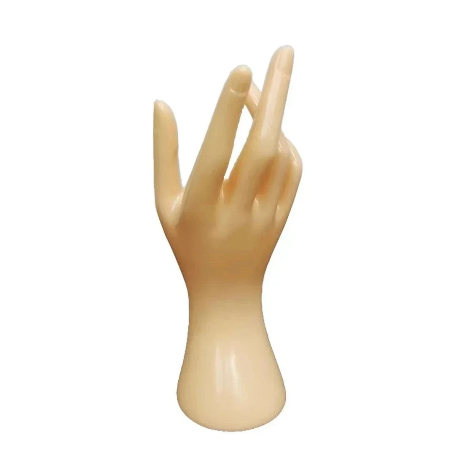Mannequin Hand Finger Ring Bracelet Jewelry Watch Display Stand Glove Holder