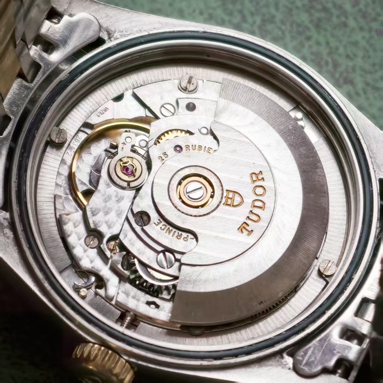 Tudor White Dial Prince 76213 Date Men’sWatch Automatic 36mm Gilding Roman Scale