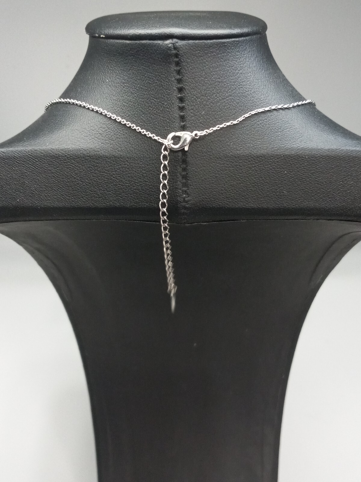 Alexa’s Angels Brand Dainty Silvertone Cross & Clear Crystal Necklace