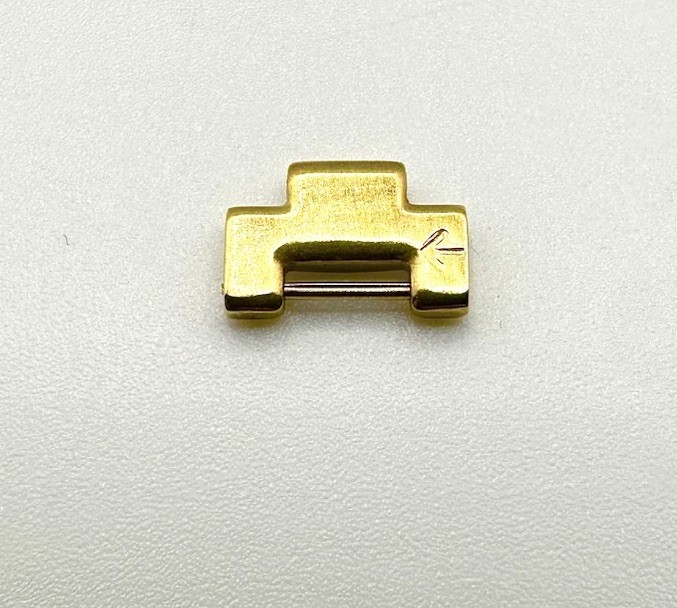 New Genuine Ladies Gucci 3300L Yellow Gold Color 12mm Complete Link For Bracelet