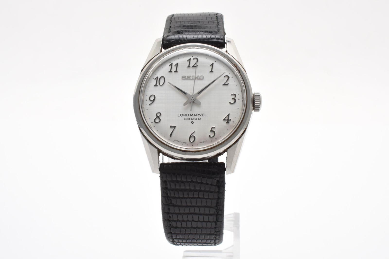 [EXC+5] Vintage SEIKO Lord Marvel 5740-8000 36000 35mm Silver Manual Mens Watch