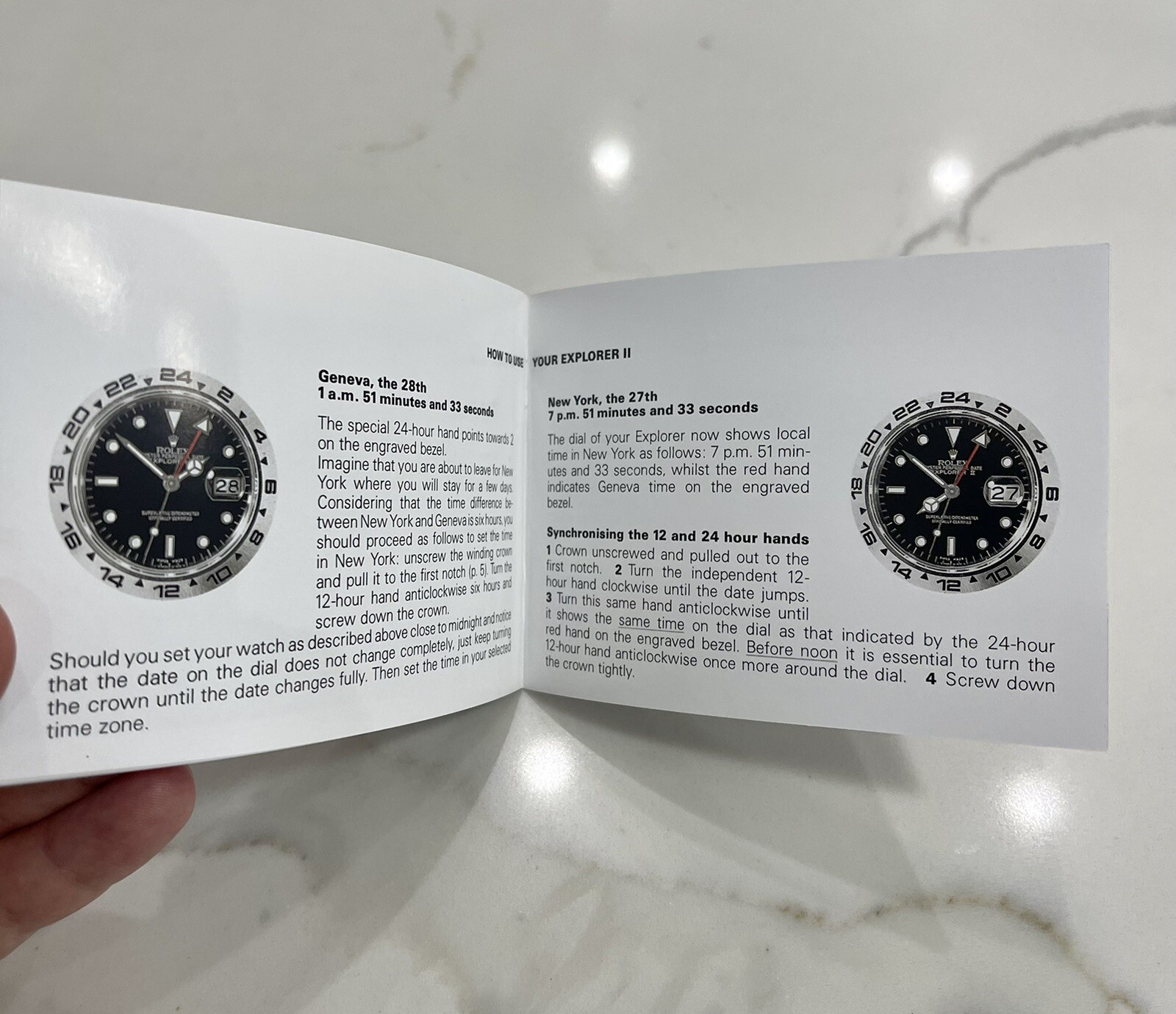 Authentic Vintage Rolex Explorer 114270 16570 Booklet Manual FULL SET YEAR 2002