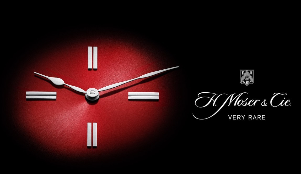 H MOSER CIE 2025 Pioneer Metal & Rubber Straps | Mad Red Fumé | Ref. 3200-1207