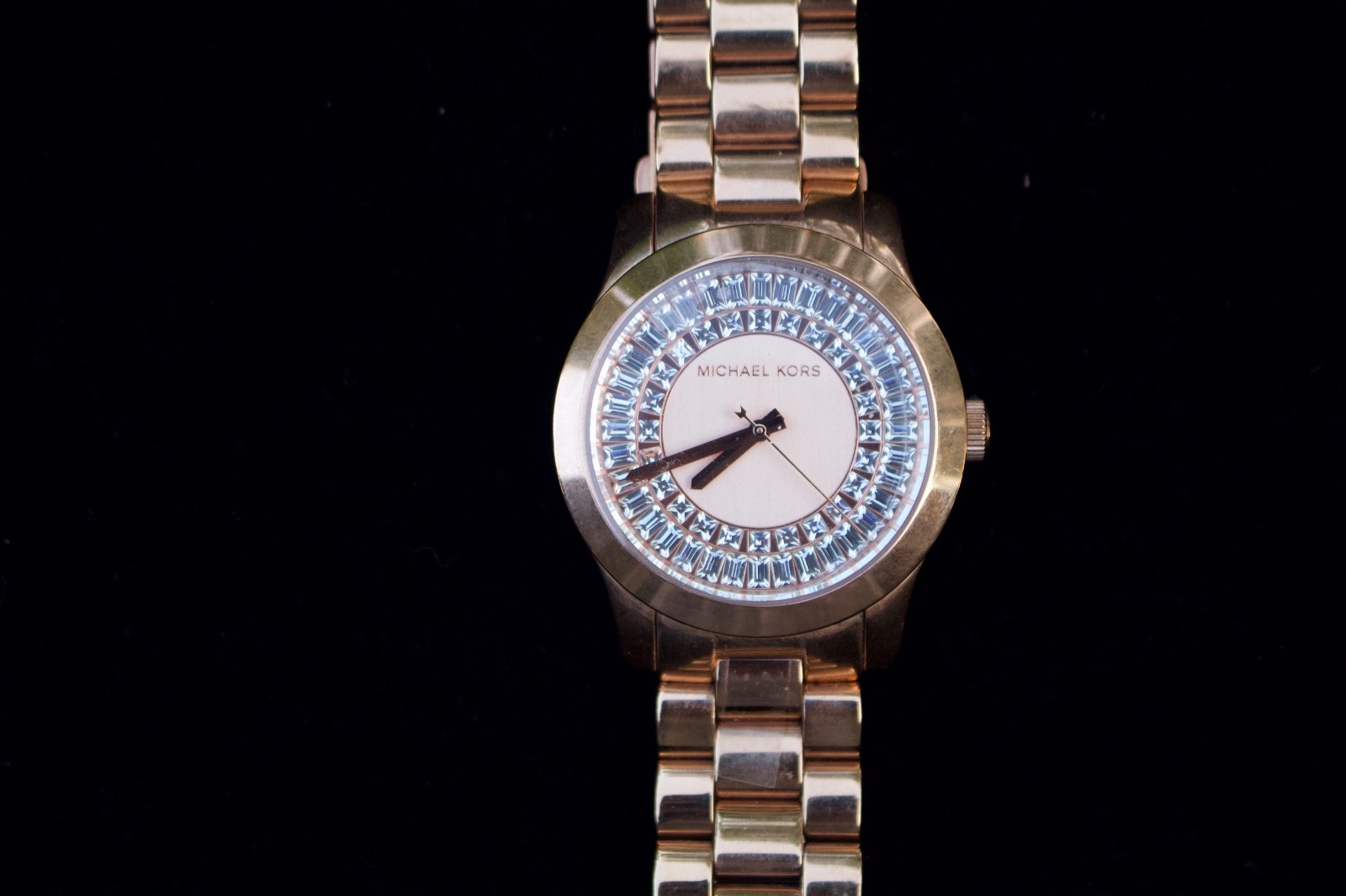 Michael Kors MK6533 Rose Gold Crystal Dial Women’s Watch New With Tag