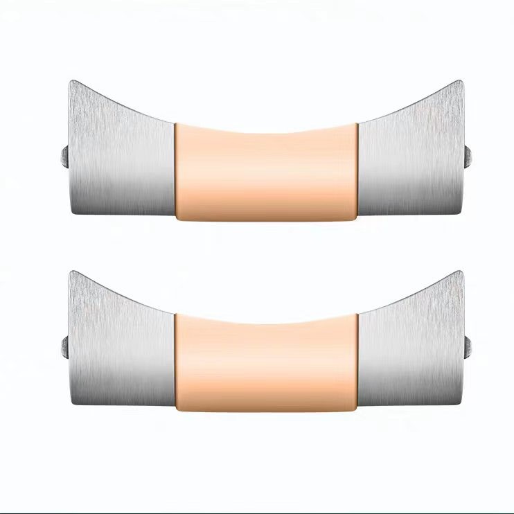 20 21 22mm Top Quality SS Curved End Link for RolexSub Daytona DJ SD Rubber Band