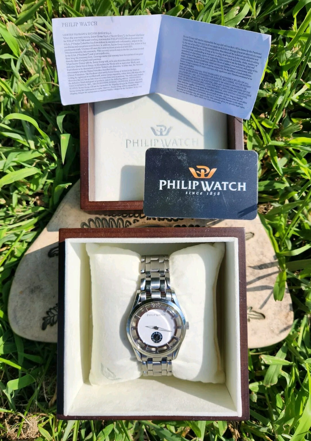 Philip Watch Floating Sunray Exhibition Mechanical ETA 7001 Men’s 39mm Watch!!!