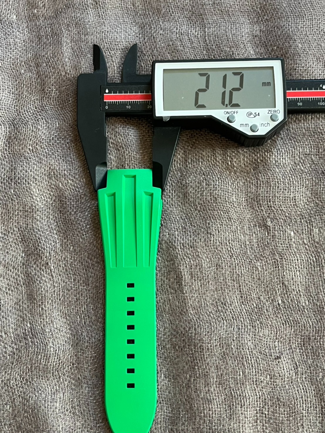 Authentic Richard Mille Green Rubber Strap For RM028 28M