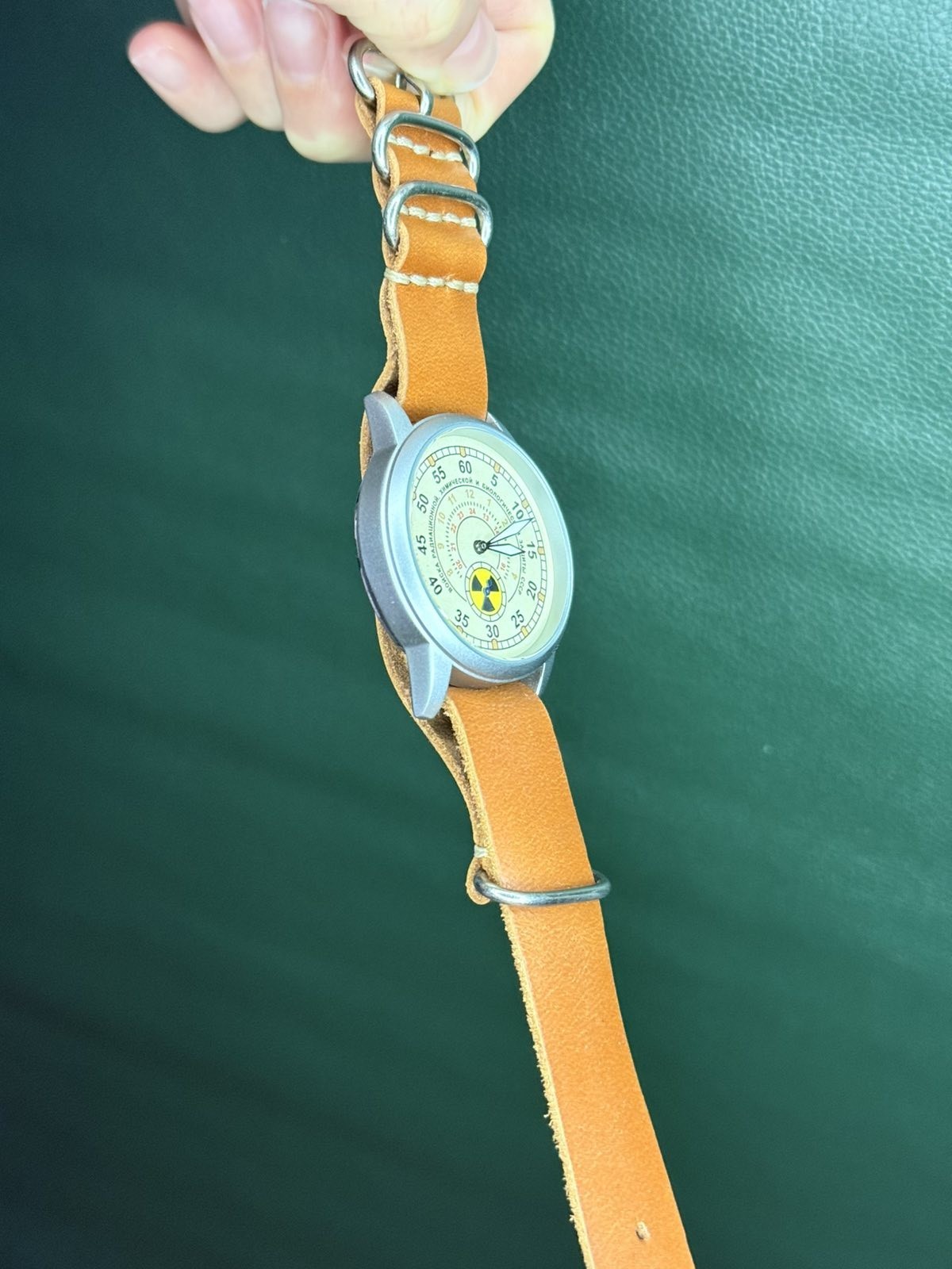Raketa Watch Radiation Mechanical Military Wrist Russian Vintage Soviet USSR Men