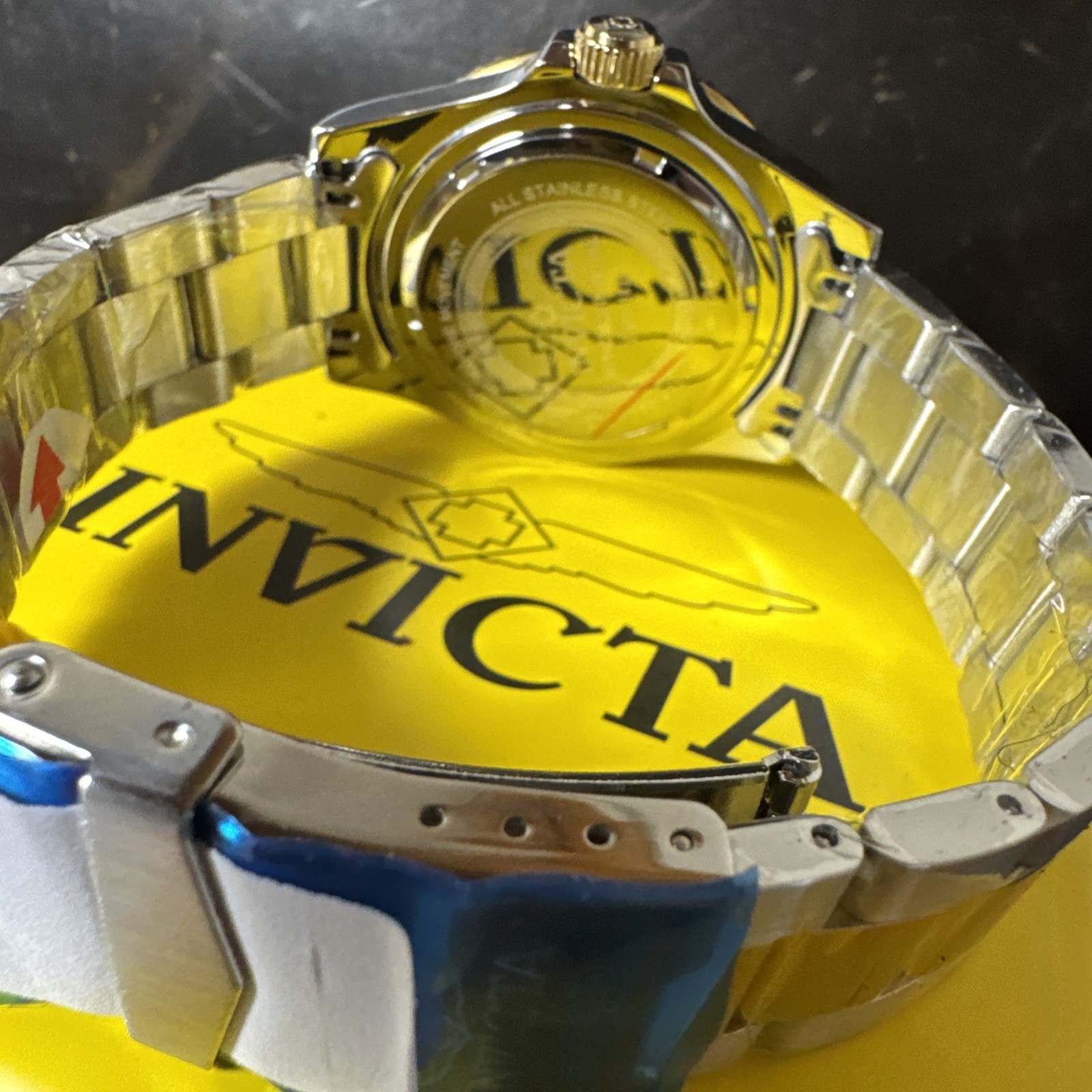 Invicta Specialty 69725 Men’s 41mm Gold Two Tone Stainless Steel Quartz Watch