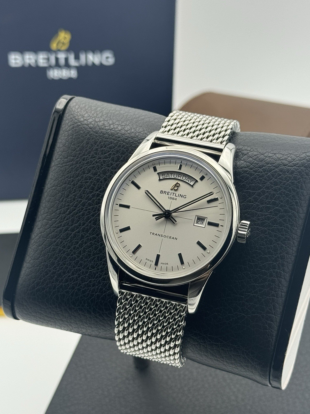 BREITLING TRANSOCEAN DAY & DATE! A45310!
