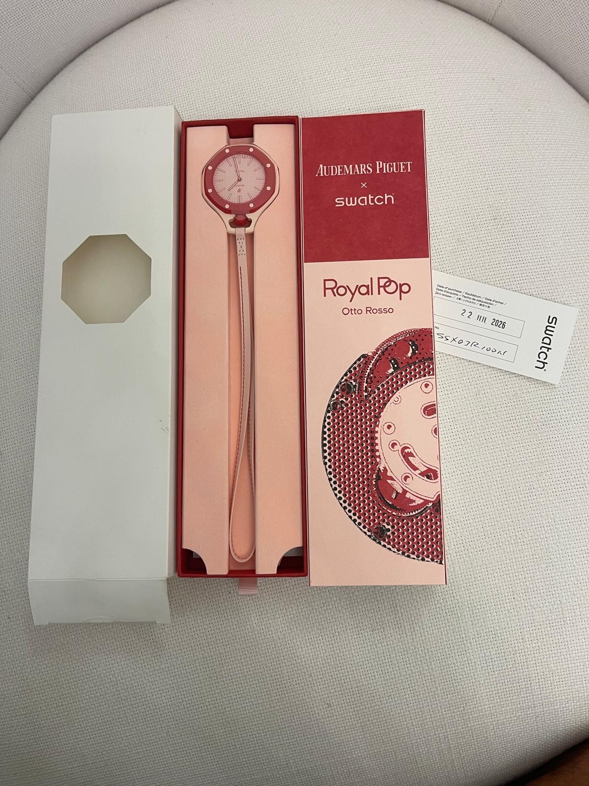 Royal Pop OTTO ROSSO Authetic Original NEW UNWORN Swatch x Audemars Piguet Colab