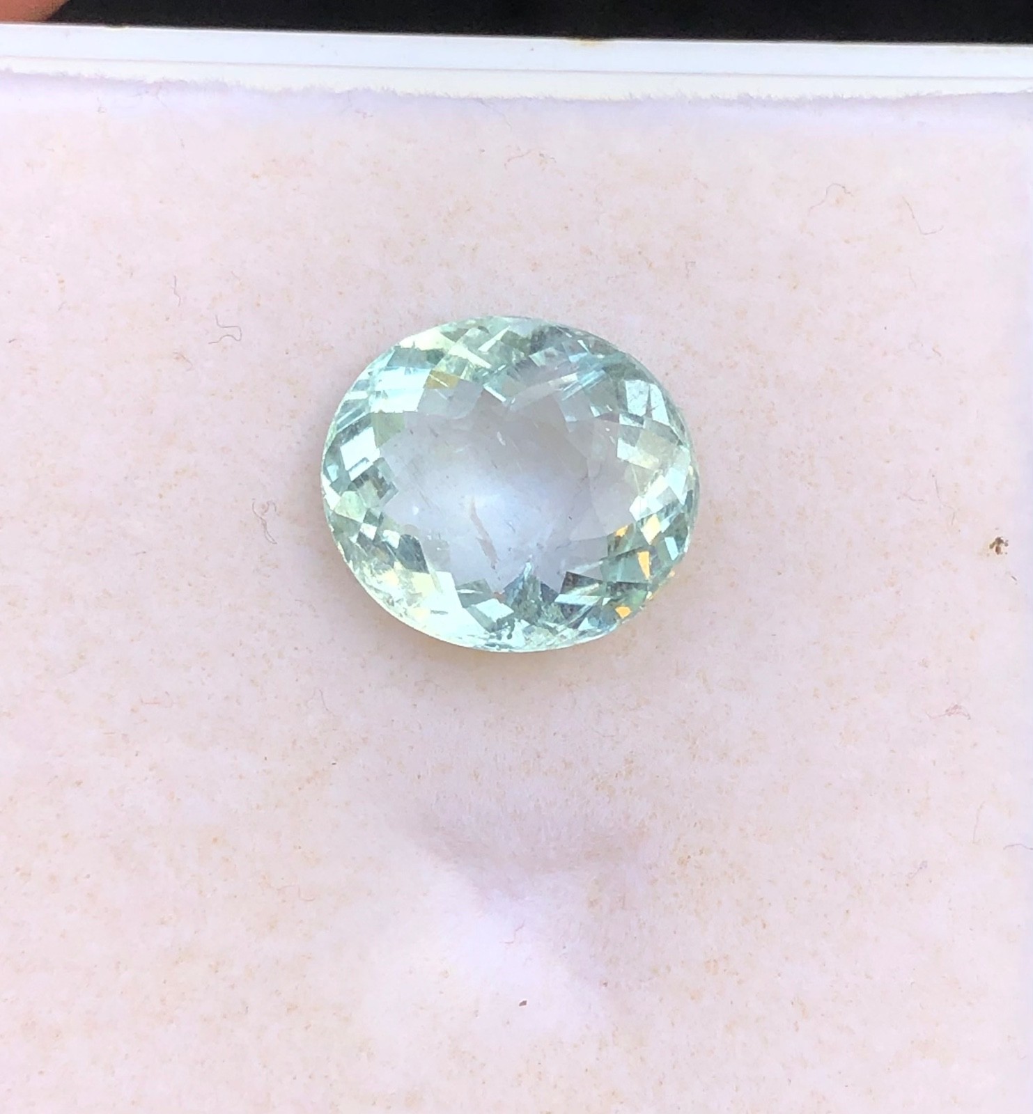 6.80 carat natural aquamarine loose gemstone