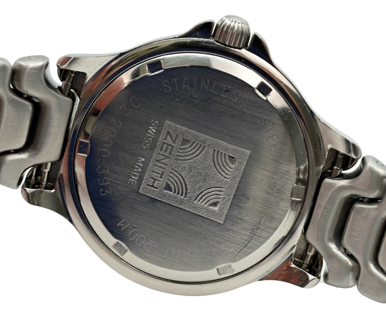 Zenith 39mm Men’s Defy Triple Calendar Black Moon Phase Watch! Ref: 02.2000.393!