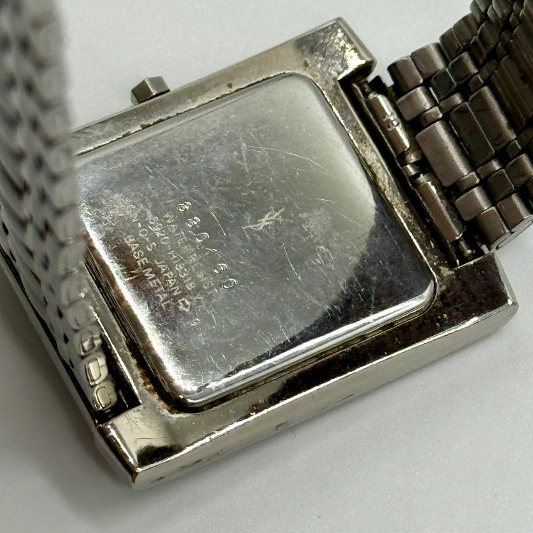 Working condition YSL Yves Saint Laurent wristwatch, navy dial, 5920-H18318