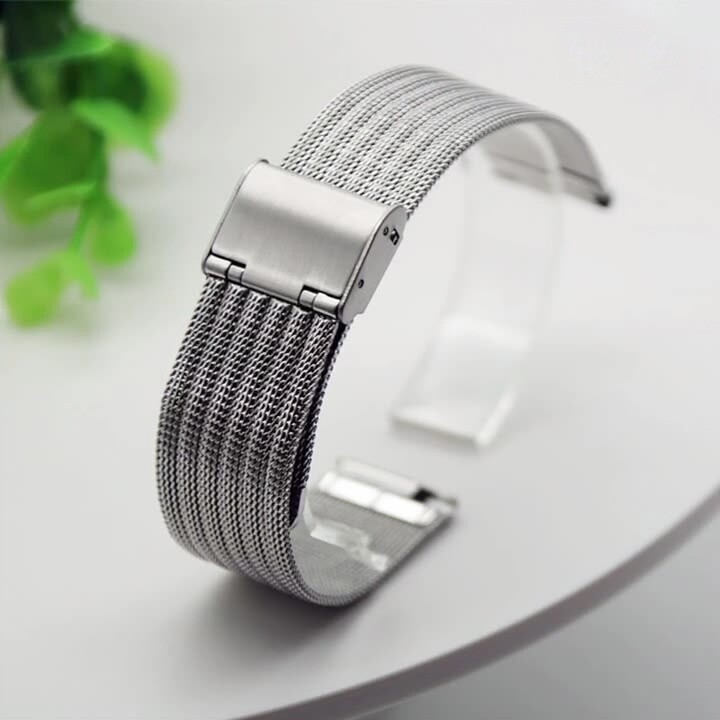 Milanese Watch Band 12 14 16 18 20 22mm Stainless Steel Mesh Watch Strap NEW