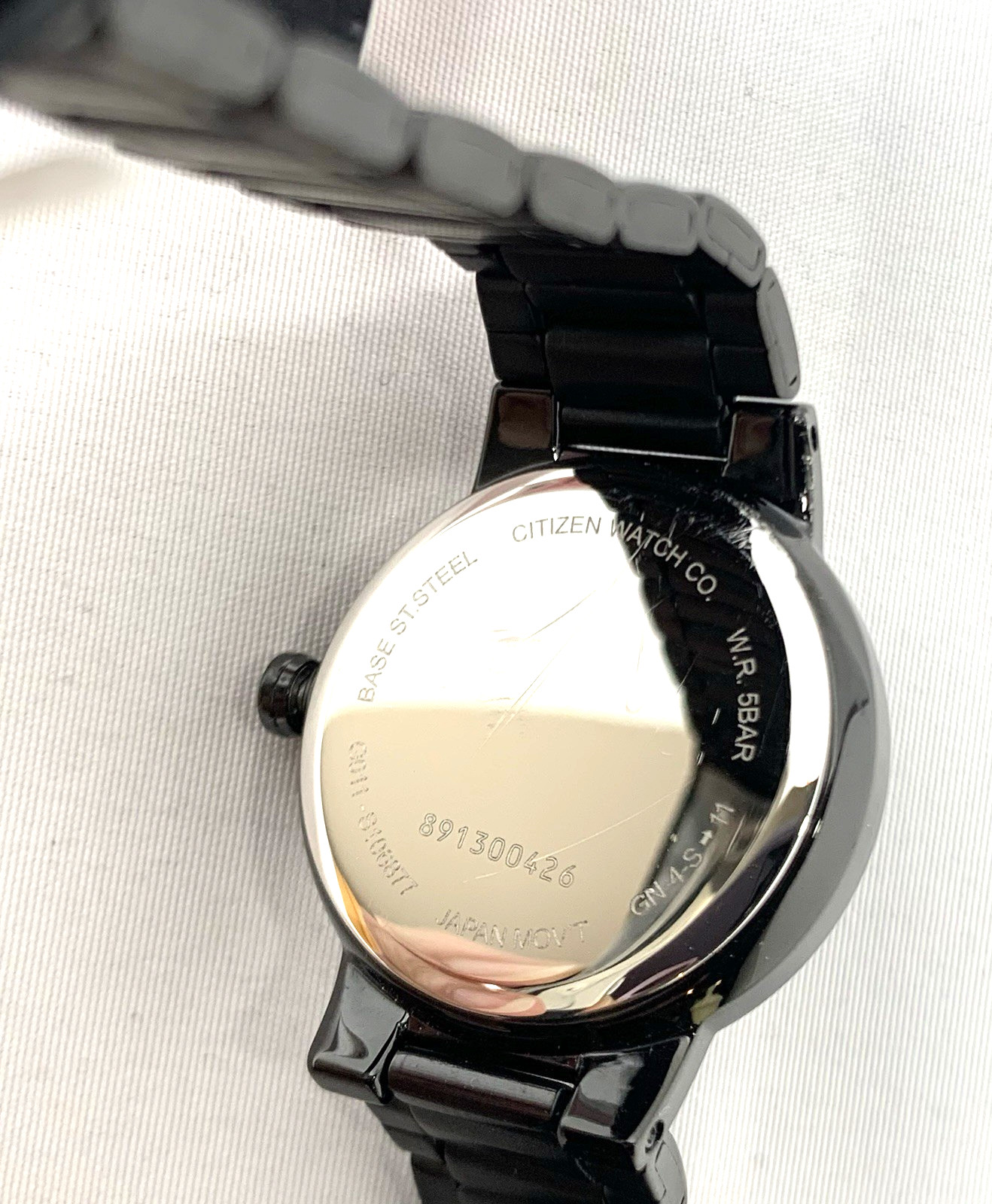 Citizen Quartz Watch Womens G011-S106877 Black Metal Bracelet Japan NEW BATTERY