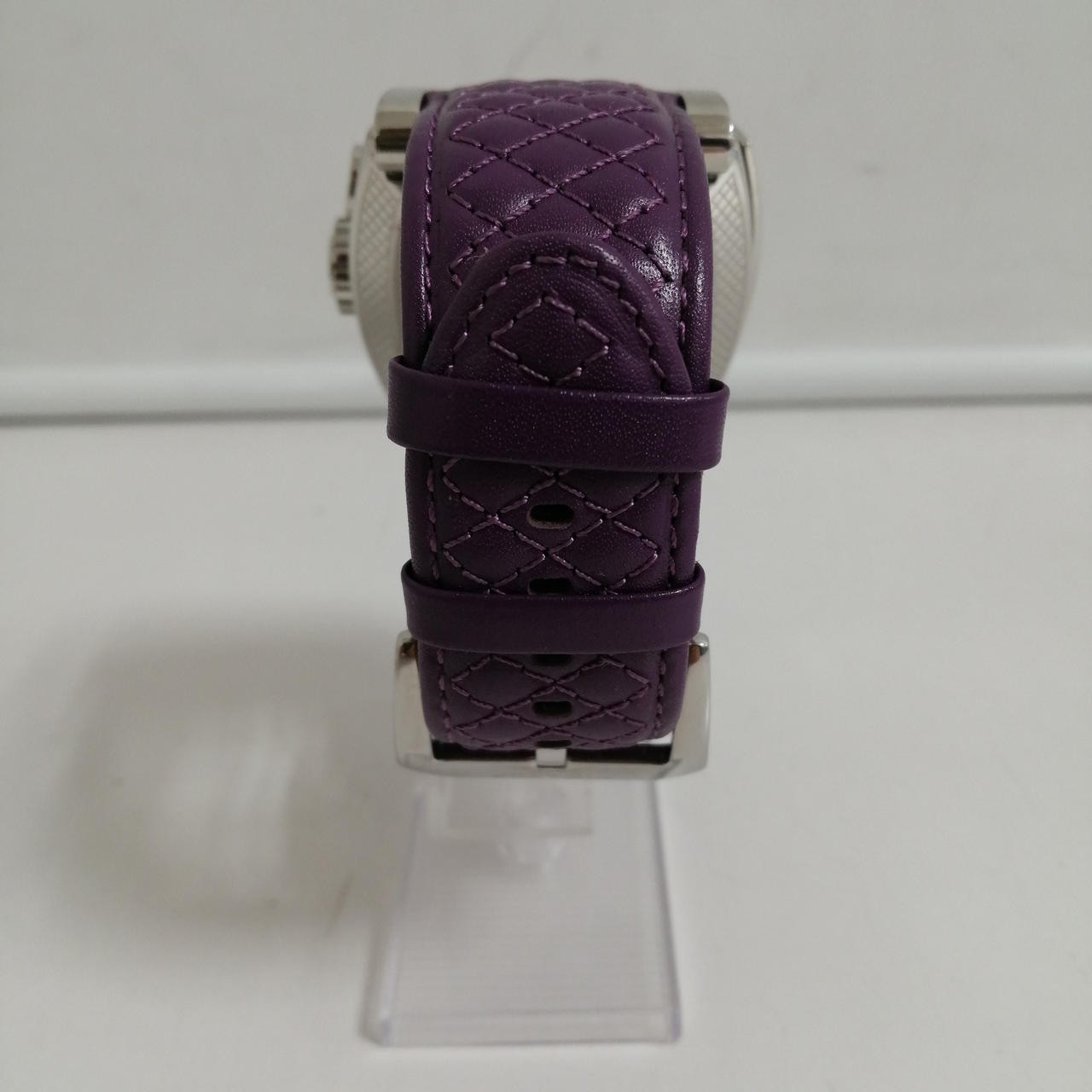Invicta PUP 44038 Square Quartz Watch 100m Water Resistant Leather Band
