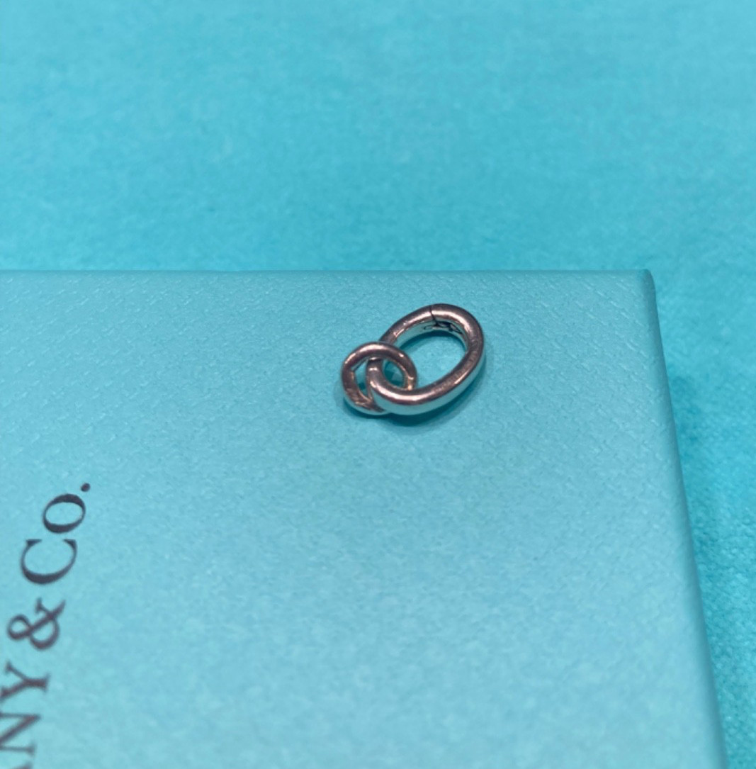 Tiffany Oval Clasping Link Jump Ring Charm or Bracelet Necklace Extender Length