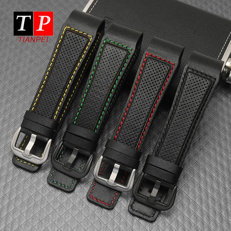 24mm Leather Watch Band Strap For Dietrich OTC-AO1 OT-3 Bracelet