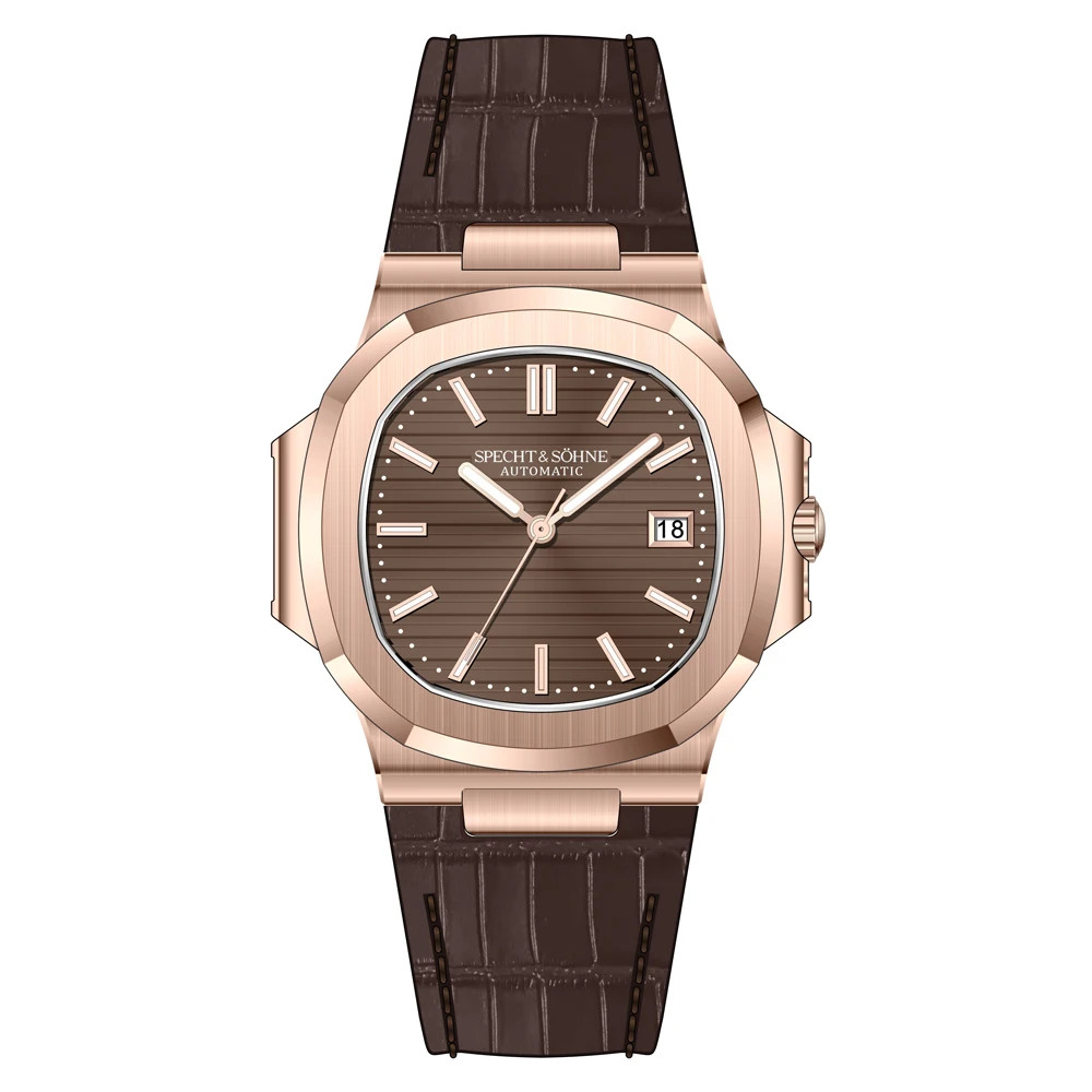 Specht&Sohne Men’s Automatic Watch Miyota 8215 Sapphire 316L Steel 40mm