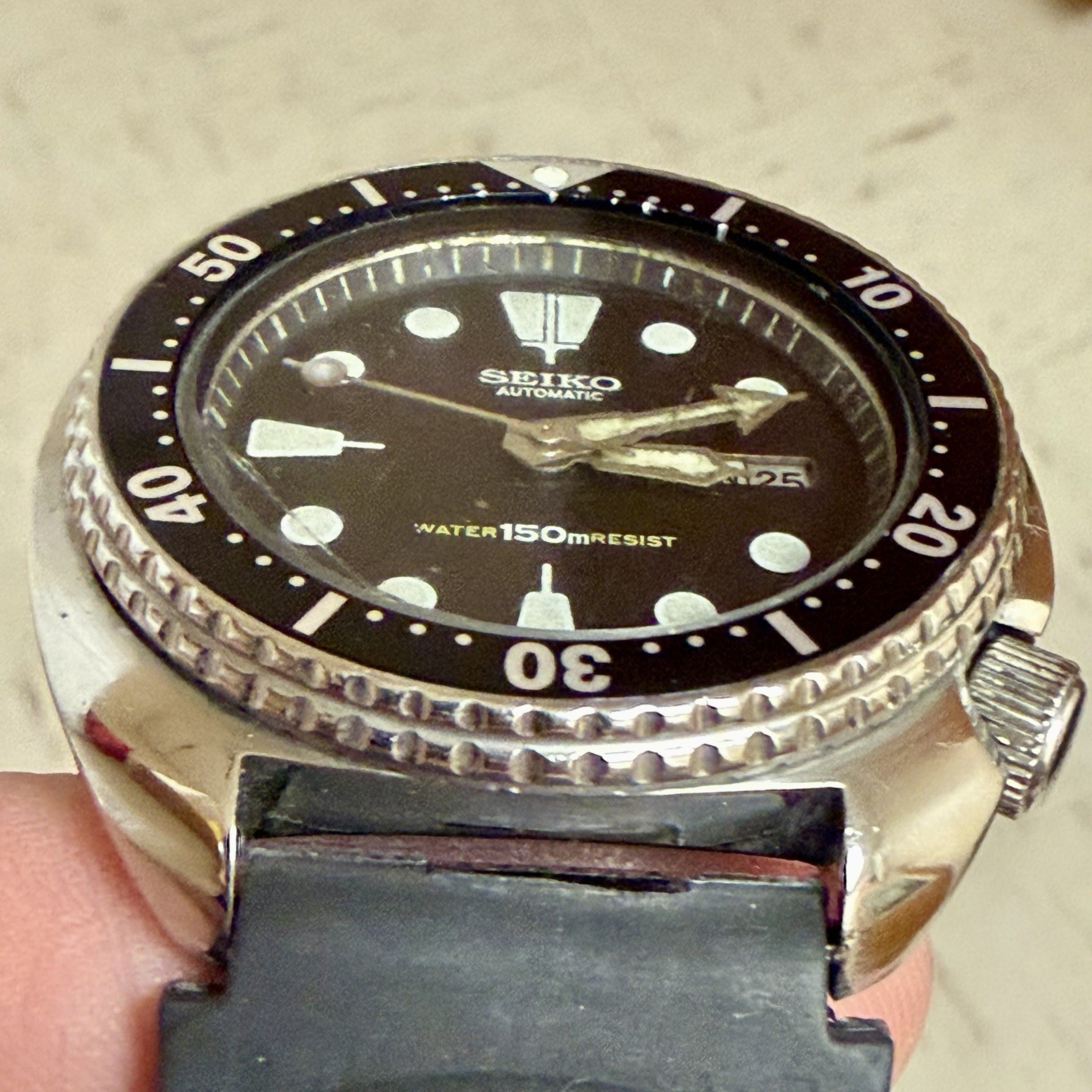 Vintage Seiko Turtle 6309-7040 Automatic Diver Watch. Clean Movement!
