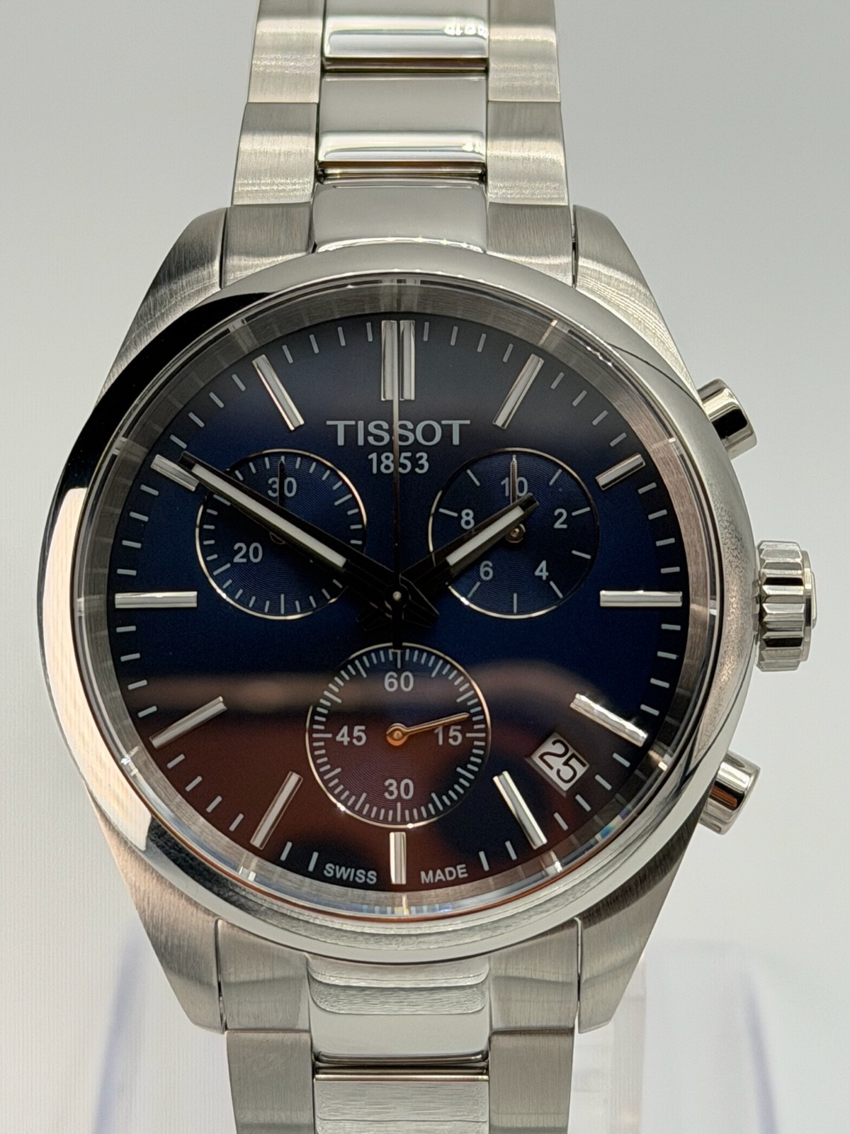 TISSOT PR 100 Chronograph 40mm Blue Dial Watch T150.417.11.041.00