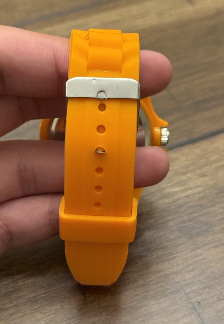 Pac-Man Watch Orange Ghost Bandai Namco Clyde Used Collectible From Japan