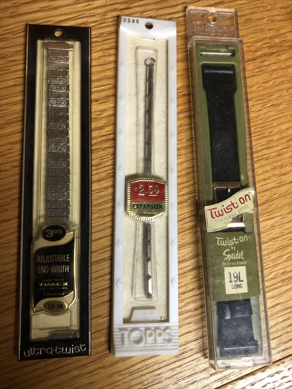 Vintage Watch Bands Hook End Expansion Ultra Twist Adjustable Twist-on