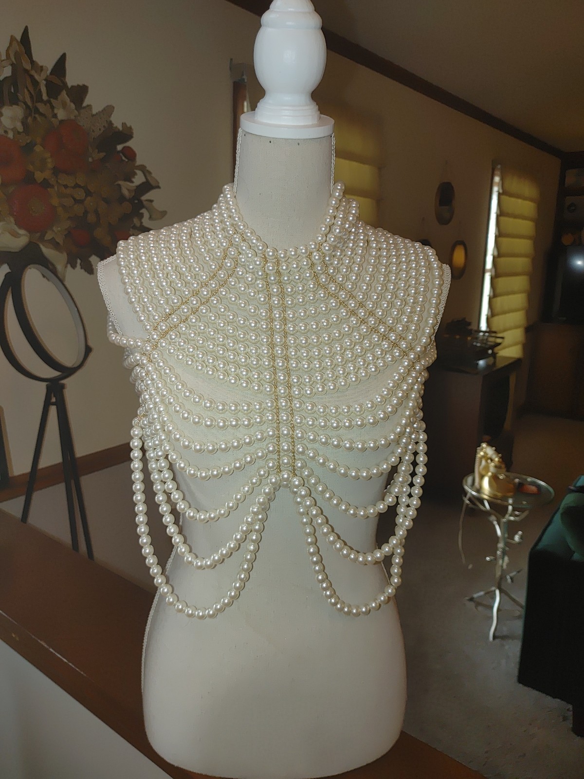Pearl Collar Body Jewelry