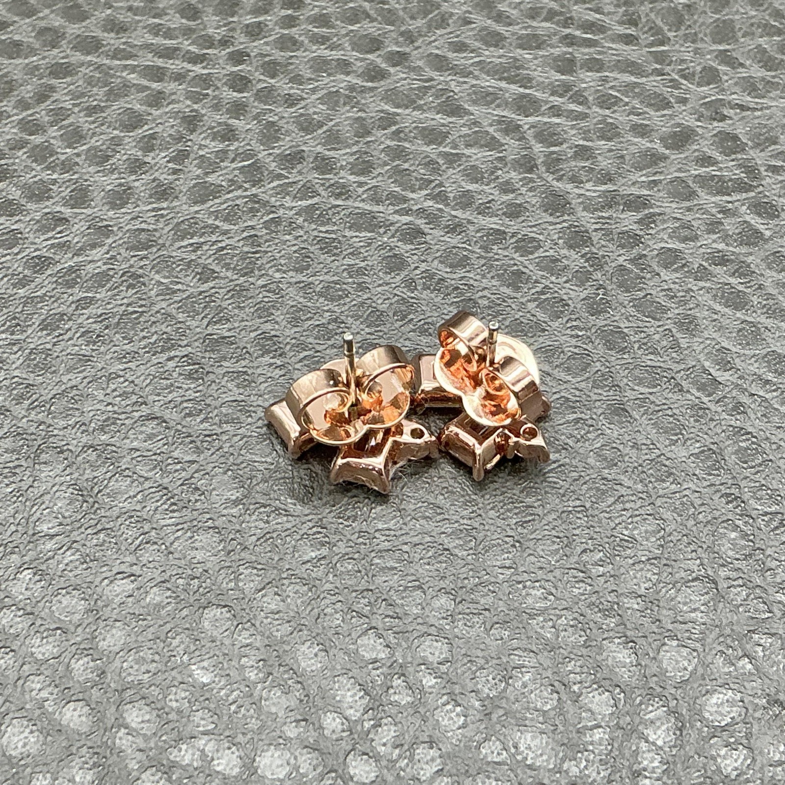 Bomb Party Earrings Gold Tone Champagne Crystal Stud Womens Asymmetrical Jewelry