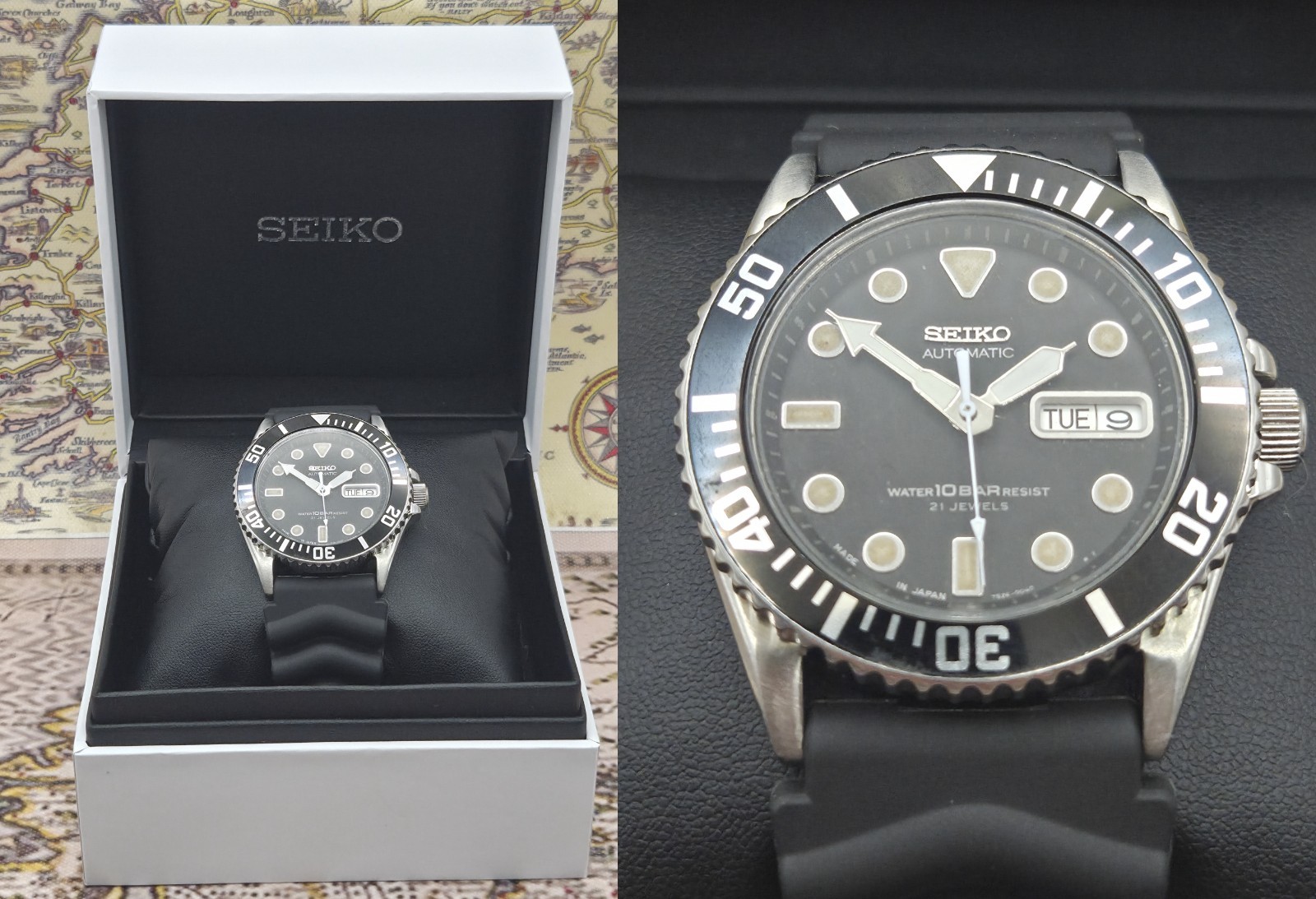 Seiko Mens Automatic Watch SKX031 Scuba Divers 7S26-0040 c.November 1996 BOXED