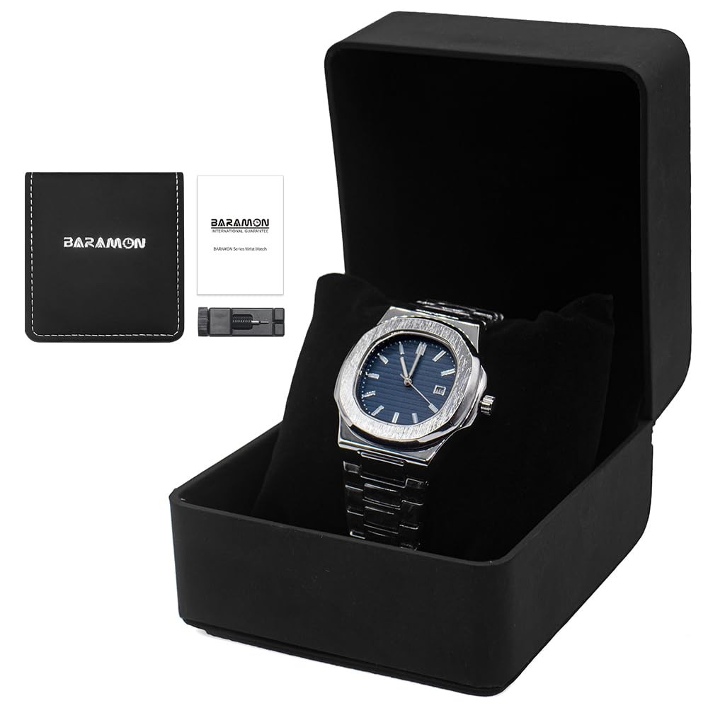 Nautilus Quartz Watch for Men, Casual Business Style