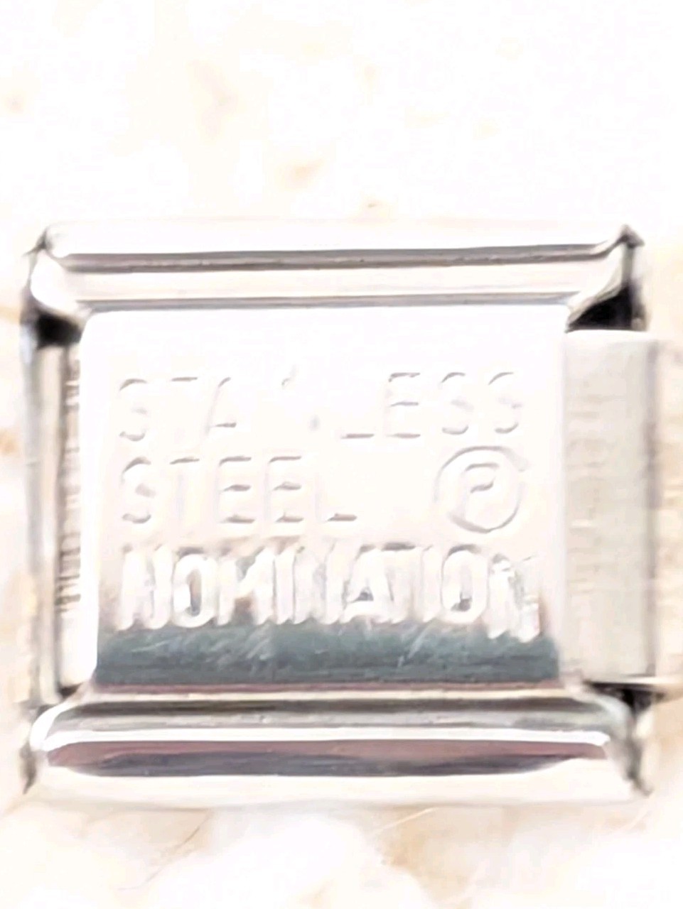 Authentic Nomination Pink Ribbon Breast Cancer Italian Charm P132