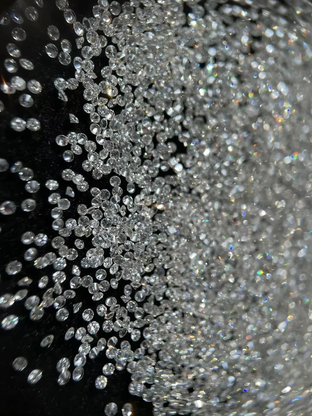 Natural Loose 2 MM Diamond Round 100 Pcs Lot VVS1 Clarity D White Color 0.03 ct.