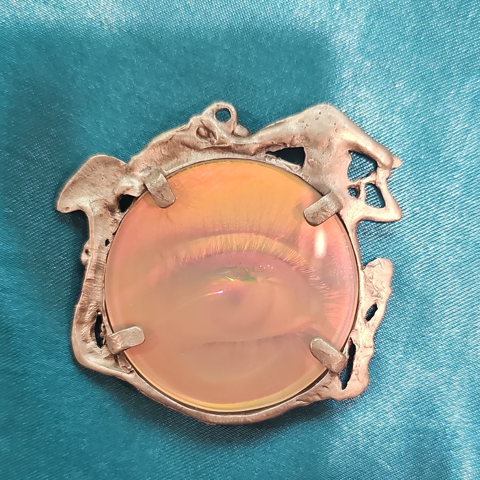 Vintage Hologram Fantasy/Fairy Eye Pendant