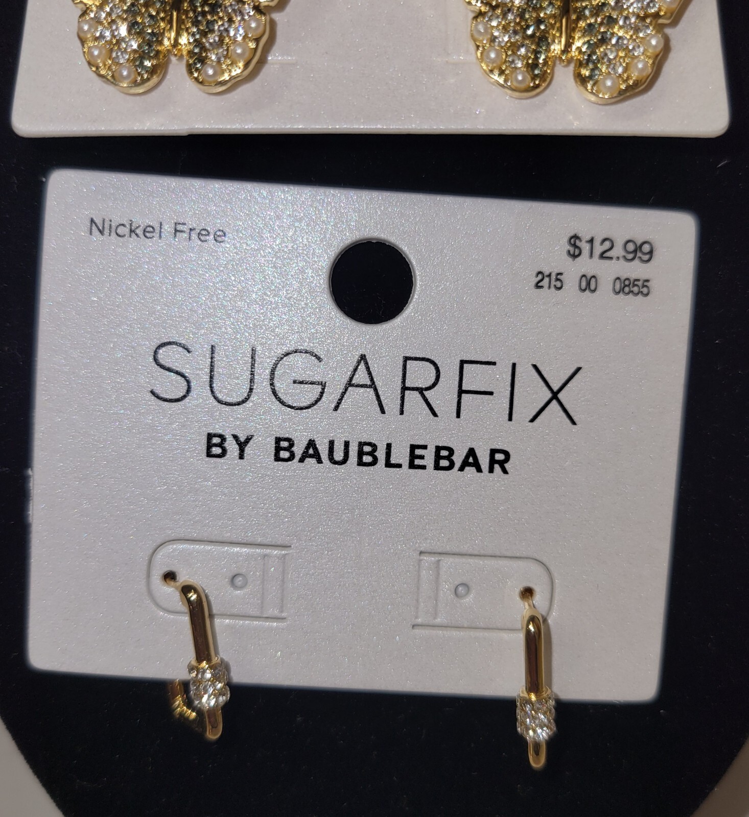Lot Of 3 Sugar Fix By Baublebar Earrings- Pierced/Post Backing Nickel Free NEW