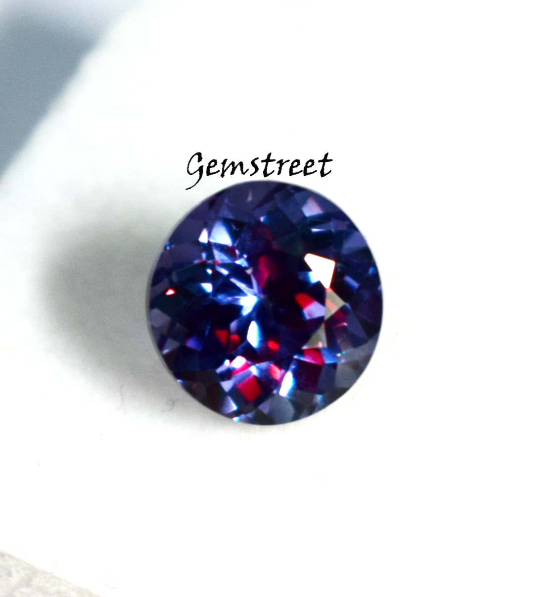 2.50 Ct Russian Color Change Alexandrite Round Cut Certified Natural Gemstone