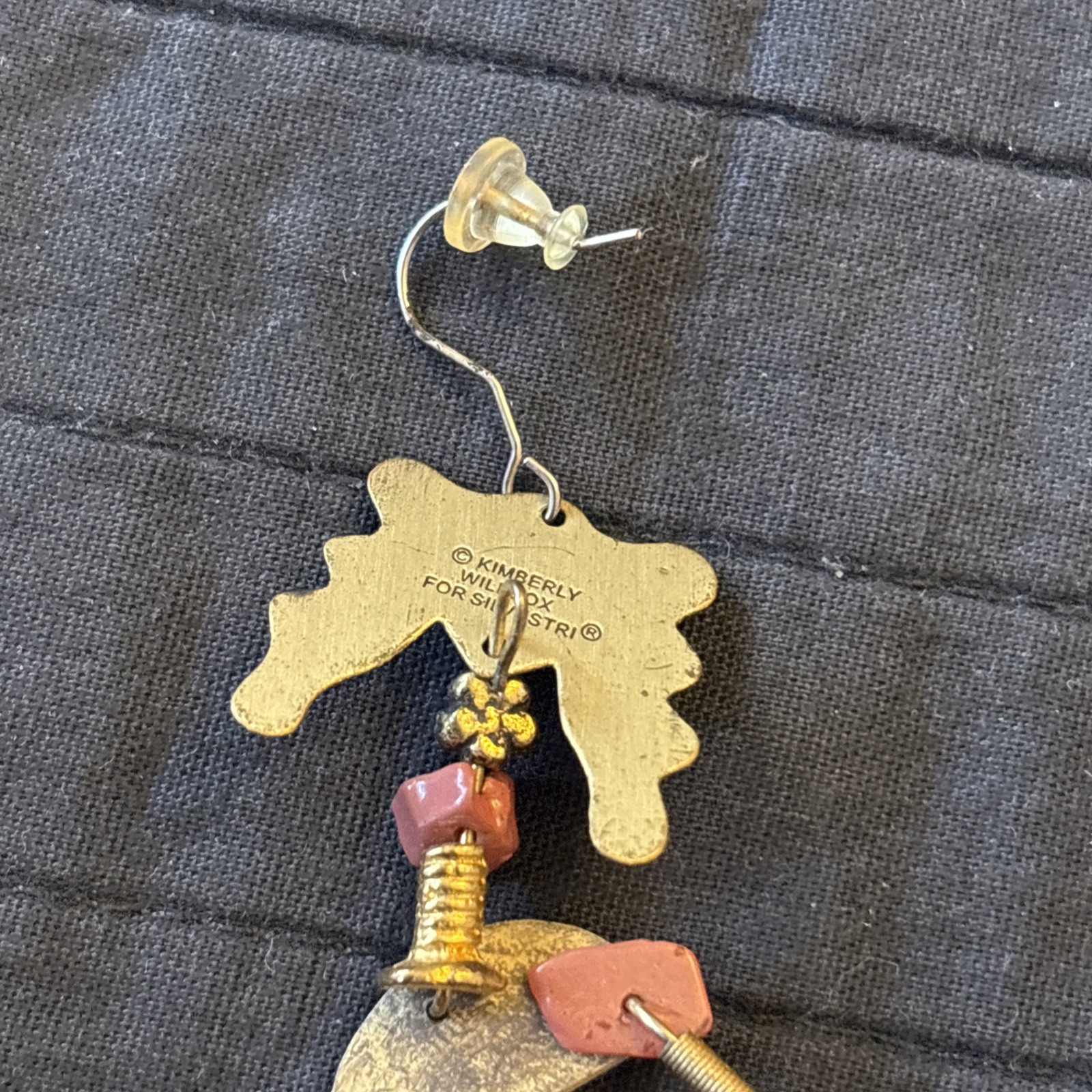 Kimberly Willcox for Silvestri Earrings Pierced Artisan. EUC