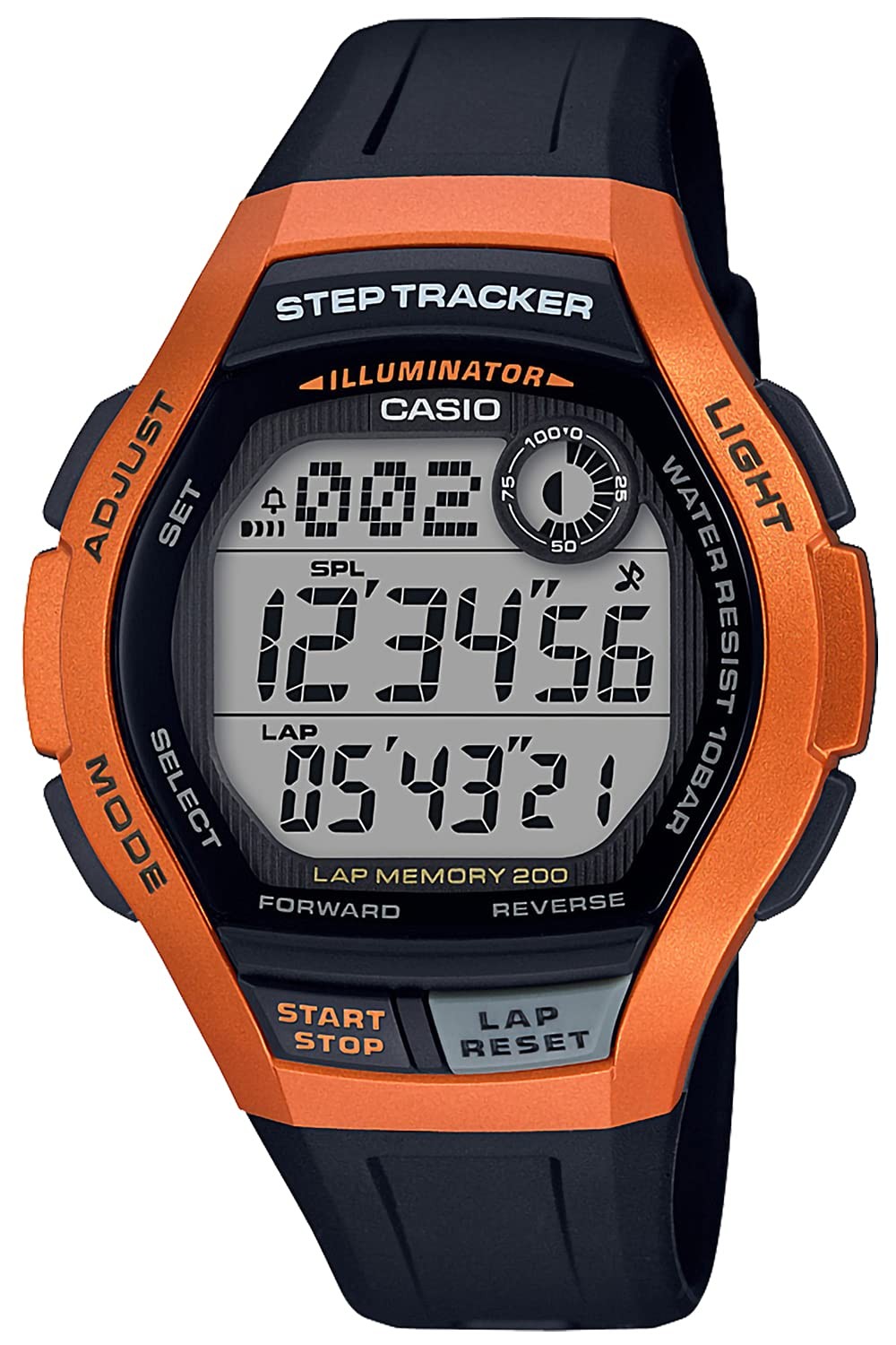 Casio Collection Wrist Watch Men’s Black WS-2000H-4AJH Blister Pack LED Light