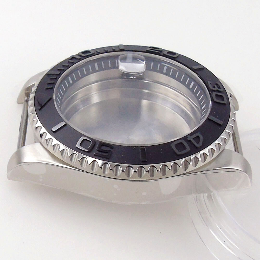 20atm 40mm Ceramic Bezel Sapphire Chapter Ring Watch Case Fit For NH35 NH36 2824